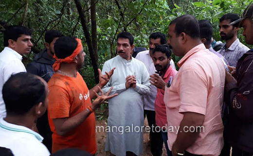 Khader, Nalin visit affected areas